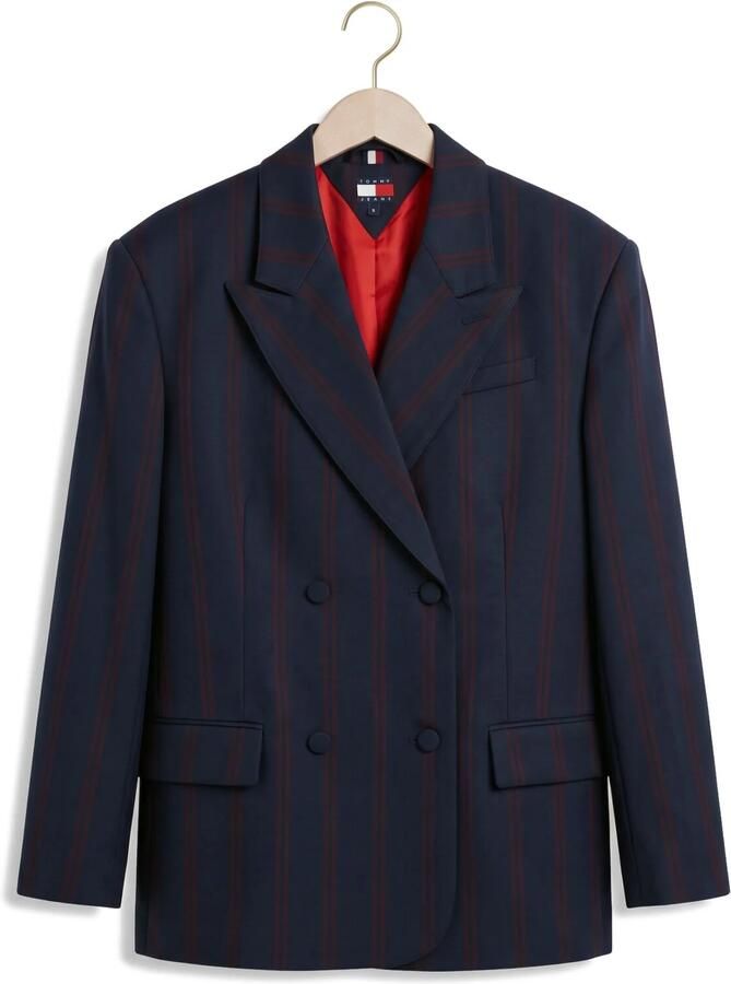 TOMMY JEANS Dames Blazers Tjw Collegiate Blazer Donkerblauw - Foto 2