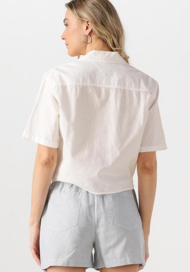 TOMMY JEANS T-shirt TJW CRP LINEN SS SHIRT met borstzak logo-borduursel - Foto 2