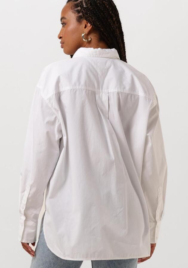Tommy Jeans Witte Casual Shirt met Vlag Borduurwerk White Dames - Foto 2