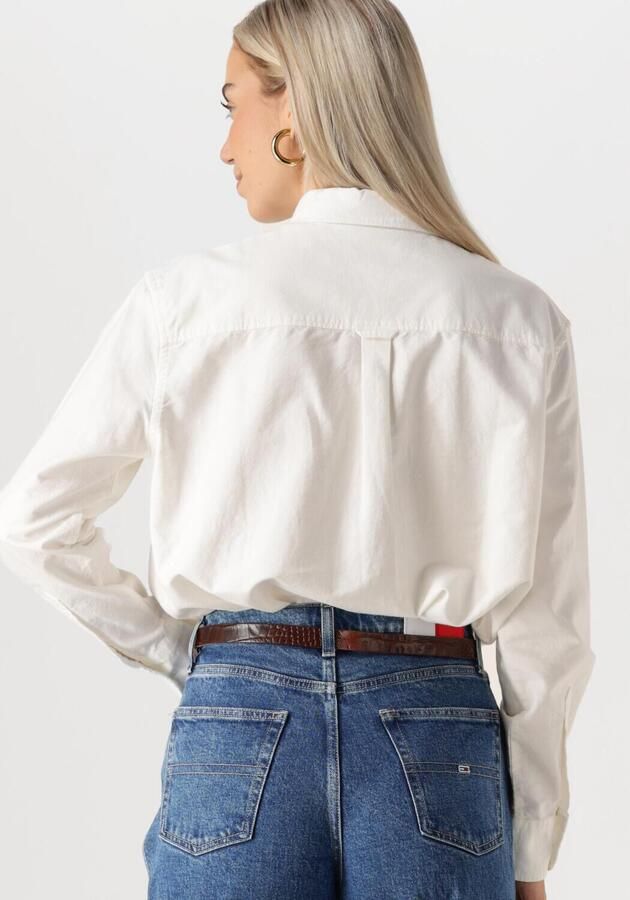 TOMMY JEANS Dames Blouses Tjw Rlx Script Oxford Shirt Ecru - Foto 2