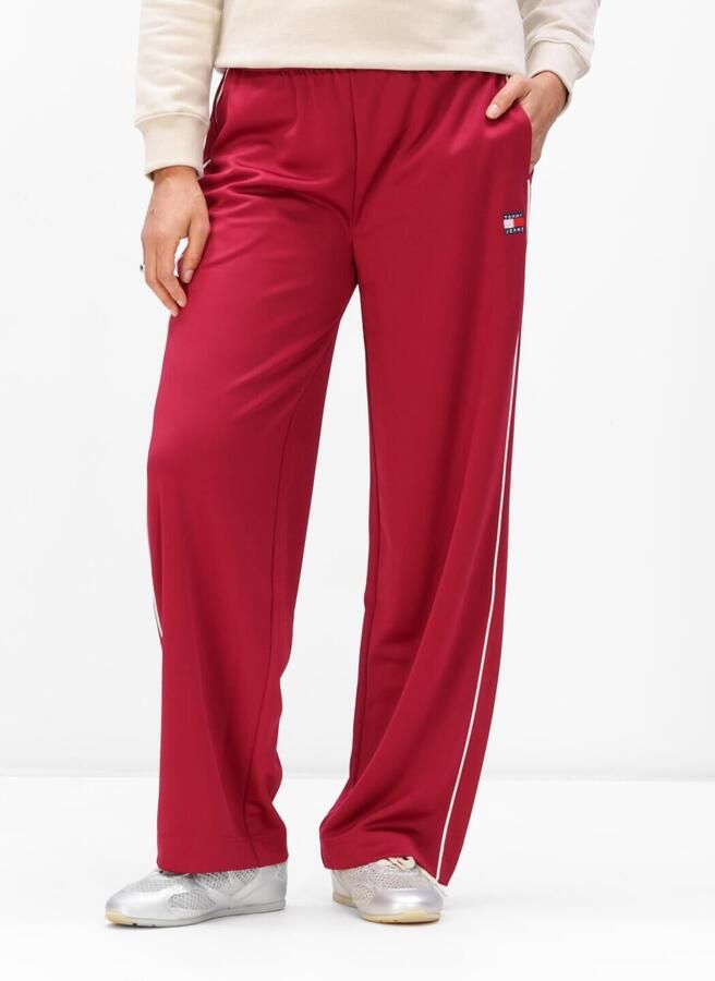 TOMMY JEANS Dames Broeken Tjw Archive Track Pant Rood