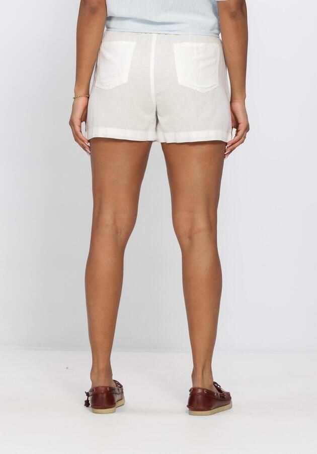 TOMMY JEANS Dames Broeken Tjw Essential Linen Shorts Wit - Foto 3