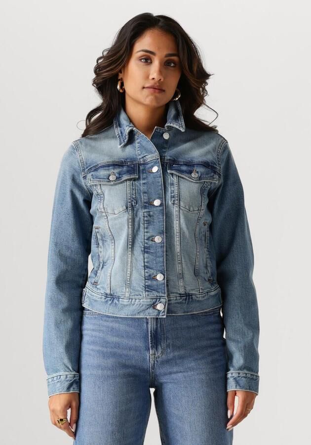 TOMMY JEANS Dames Jassen Classic Trucker Jacket Ai8113 Lichtblauw - Foto 4
