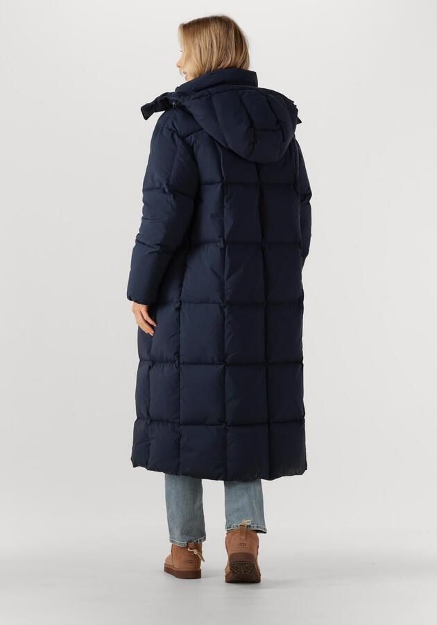 TOMMY JEANS Dames Jassen Tjw Alaska Grid Dwn Mxi Coat Ext Donkerblauw