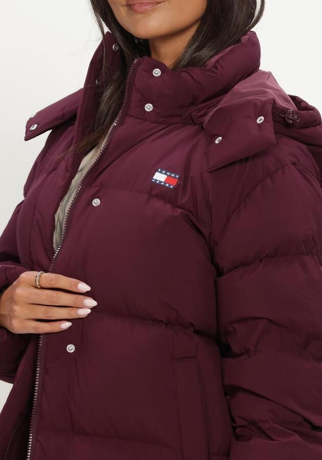 TOMMY JEANS Dames Jassen Tjw Alaska Long Puffer Bordeaux - Foto 3