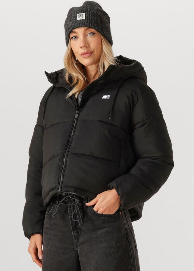 TOMMY JEANS Dames Jassen Tjw Hooded Puffer Jacket Zwart - Foto 4