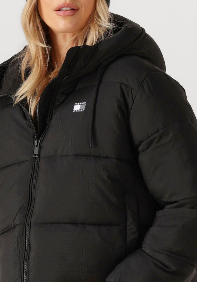TOMMY JEANS Dames Jassen Tjw Hooded Puffer Jacket Zwart - Foto 3