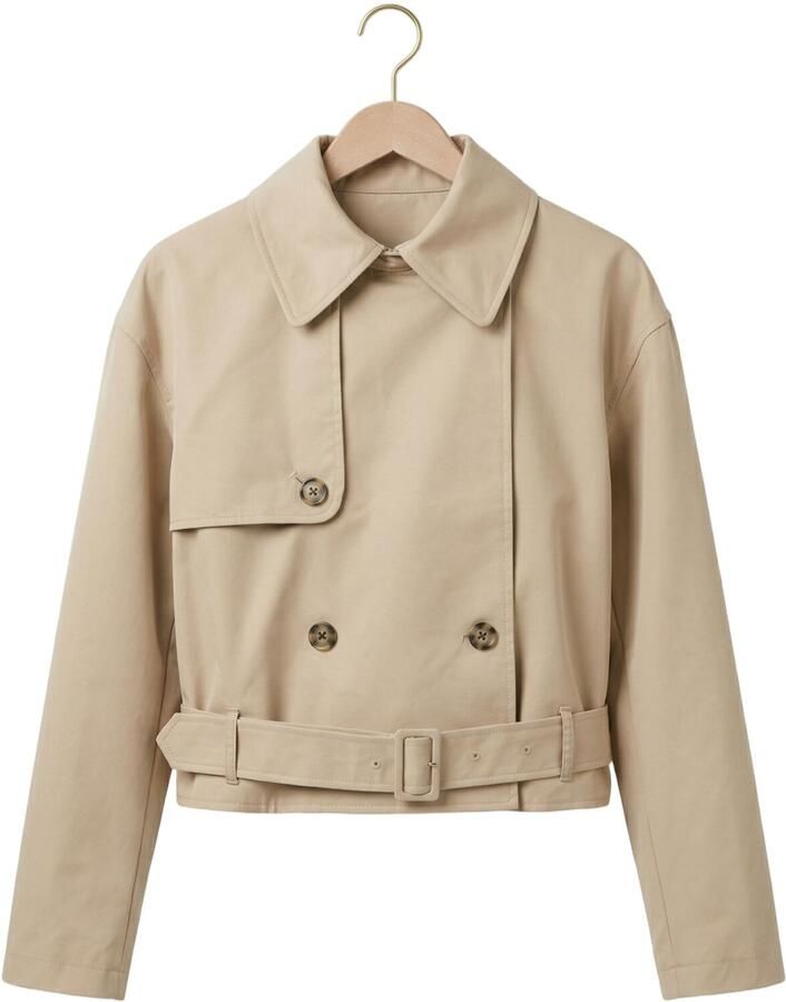 TOMMY JEANS Dames Jassen Tjw Short Trench Coat Beige - Foto 2