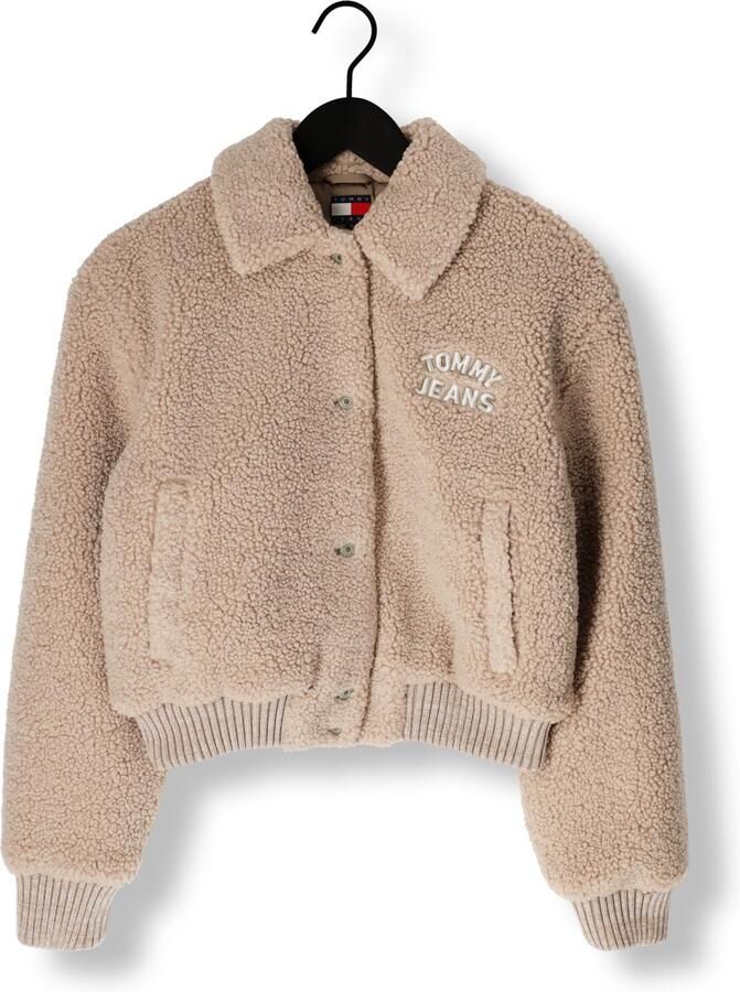 TOMMY JEANS Dames Jassen Tjw Teddy Varsity Bomber Zand - Foto 1