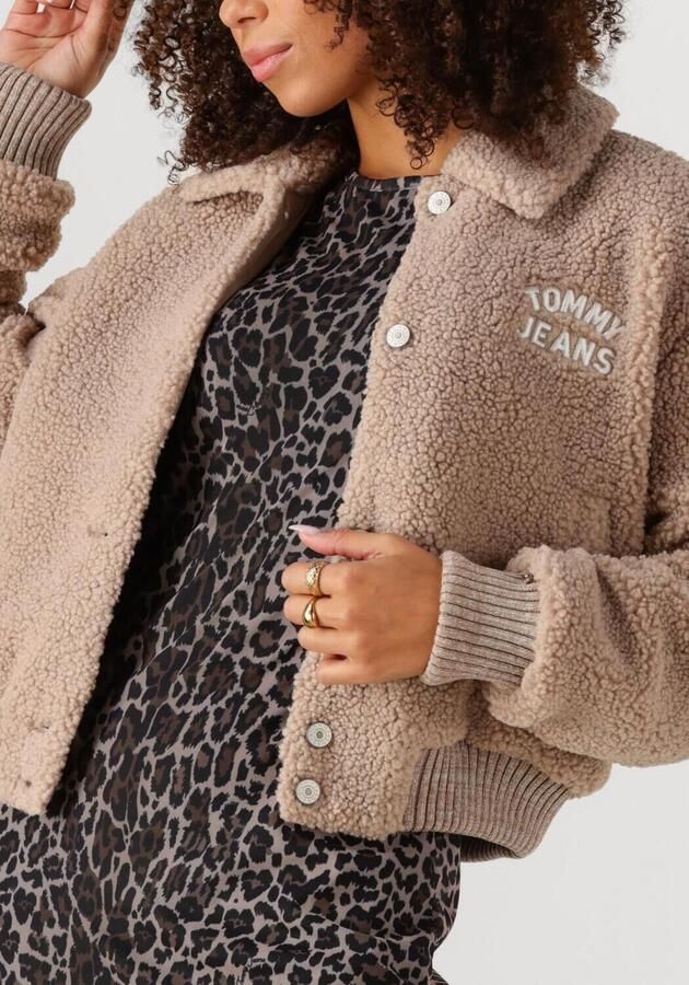 TOMMY JEANS Dames Jassen Tjw Teddy Varsity Bomber Zand - Foto 2