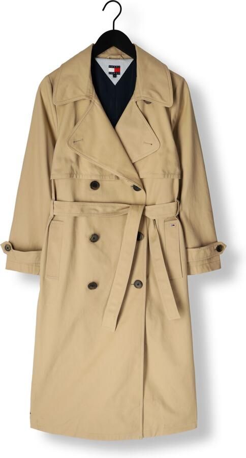 Tommy Jeans Camel Trenchcoat voor dames Brown Dames - Foto 3