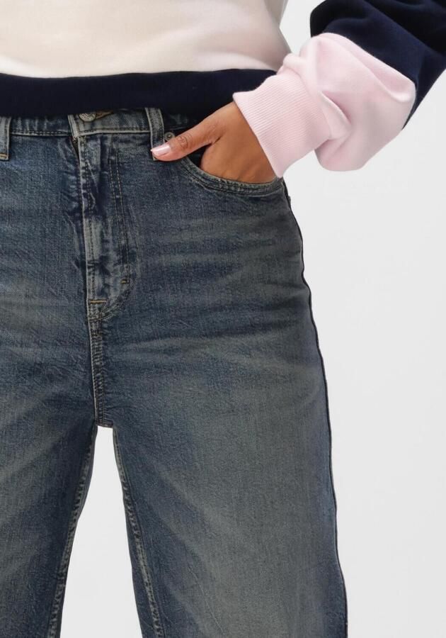 TOMMY JEANS Dames Jeans Claire Hr Wd Turn Up Ei6154 Blauw - Foto 3