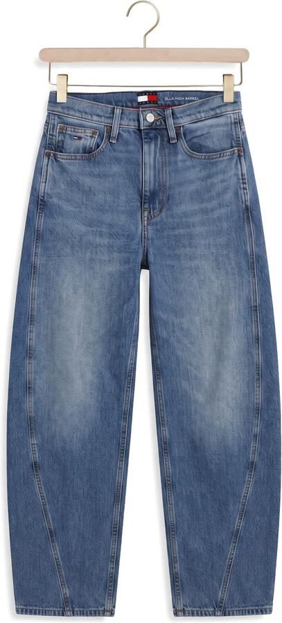 TOMMY JEANS Dames Jeans Ella High Rise Barrel Bj0133 Blauw - Foto 4