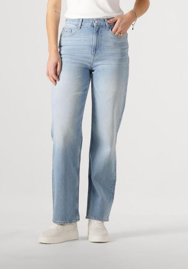 TOMMY JEANS Dames Jeans Layla Hr Slim Straight Ch0115 Lichtblauw - Foto 4