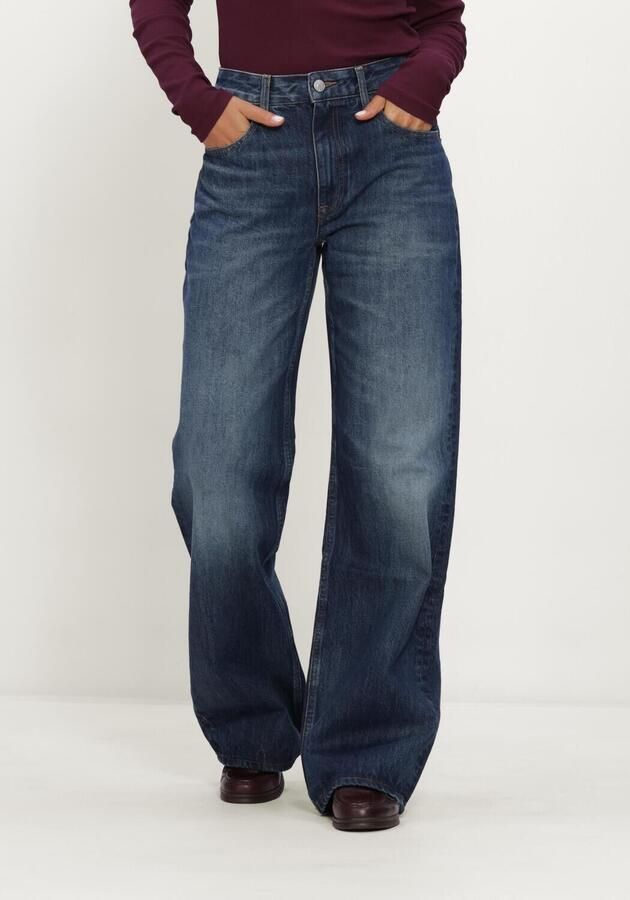 TOMMY JEANS Dames Jeans Mia Mid Relaxed Straight Dj5051 Blauw - Foto 1