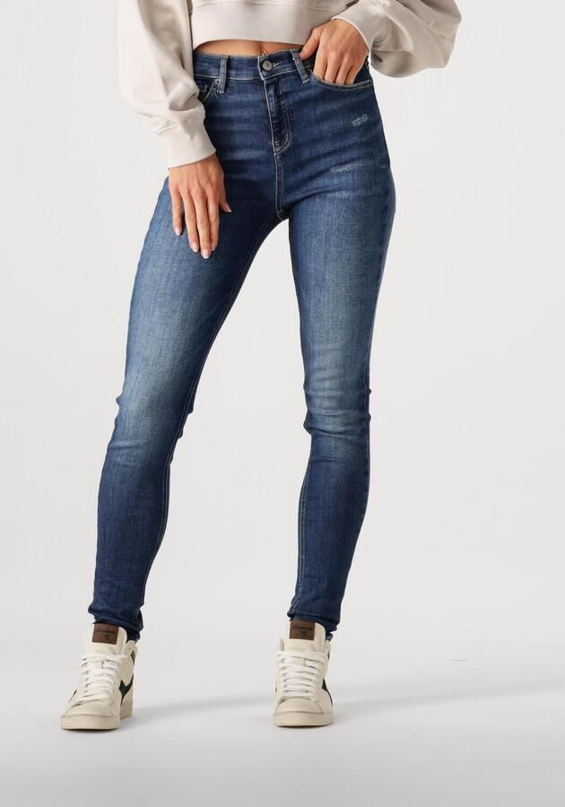 TOMMY JEANS Dames Jeans Nora Md Skn Ai3354 Donkerblauw - Foto 4