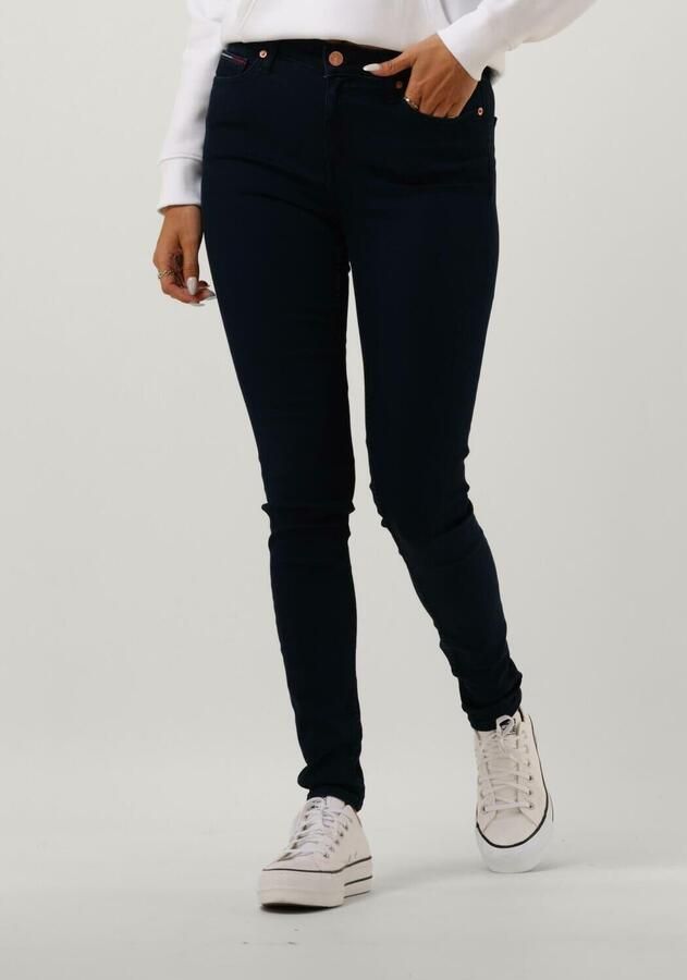 TOMMY JEANS Skinny fit jeans Nora Mid Rise Skinny Fit met -logobadge & borduursels - Foto 5