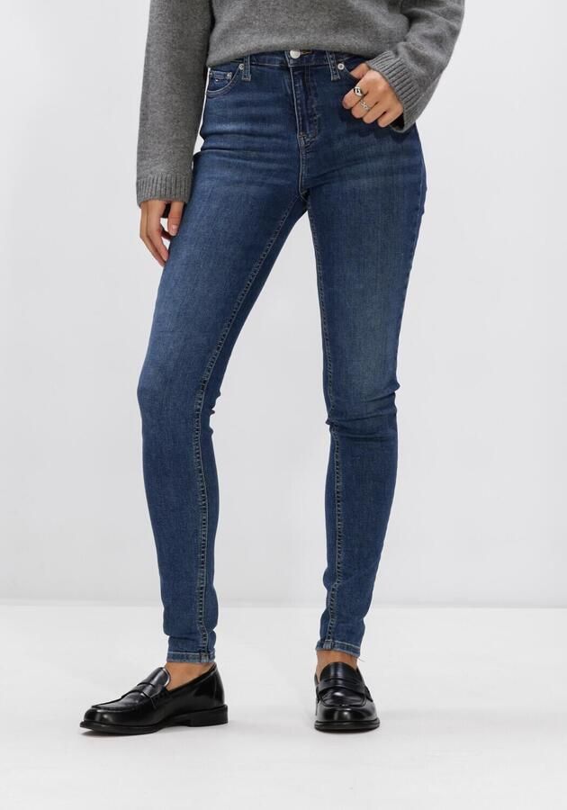 TOMMY JEANS Dames Jeans Nora Mr Skny Ei1256 Blauw