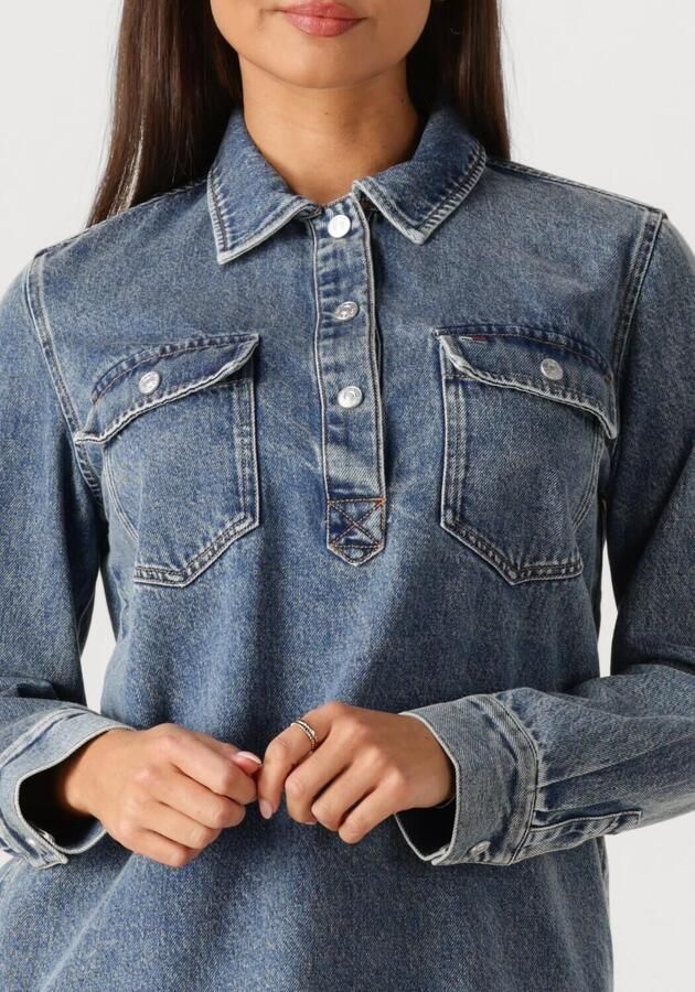 TOMMY JEANS Dames Jurken Tjw Pullover Denim Dress Blauw - Foto 2