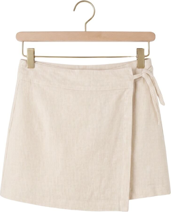 TOMMY JEANS Dames Rokken Tjw Linen Skort Beige - Foto 2