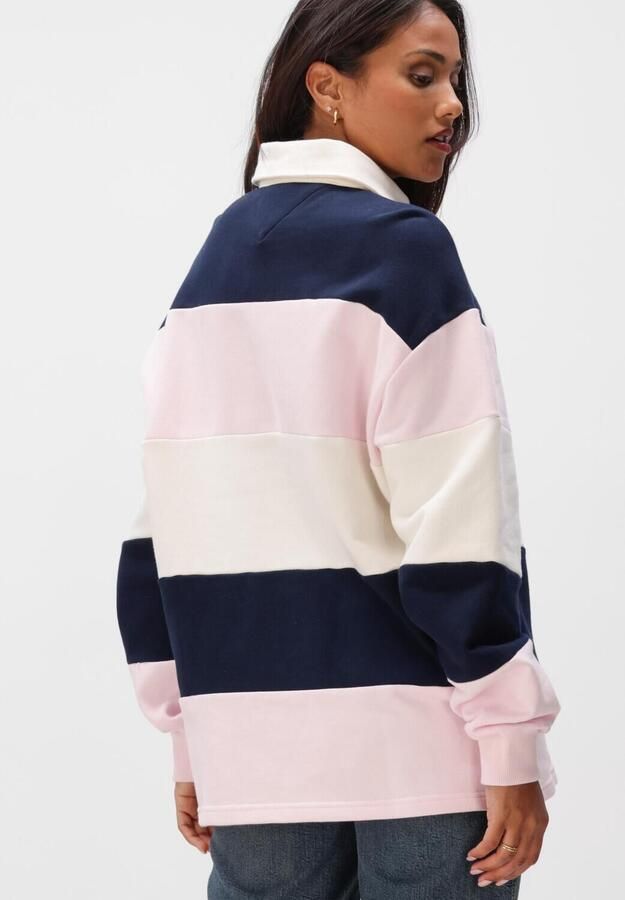TOMMY JEANS Dames Tops & T-shirts Tjw Badge Stripe Rugby Multi - Foto 3