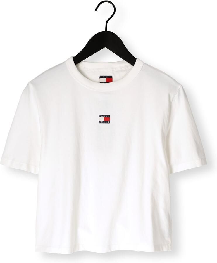 TOMMY JEANS Dames Tops & T-shirts Tjw Bxy Badge Tee Ext Gebroken Wit - Foto 2