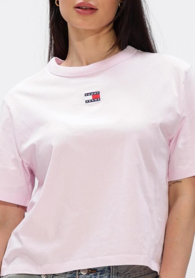 TOMMY JEANS Dames Tops & T-shirts Tjw Bxy Badge Tee Ext Lichtroze - Foto 4