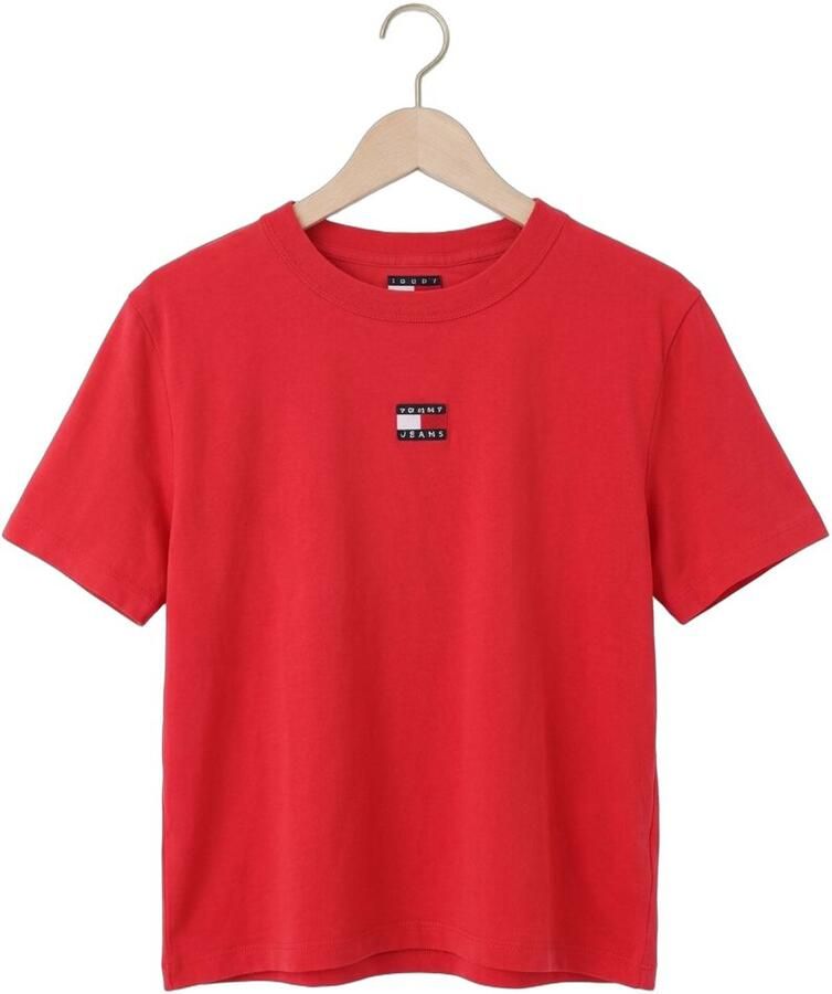 TOMMY JEANS Dames Tops & T-shirts Tjw Bxy Badge Tee Ext Rood - Foto 2