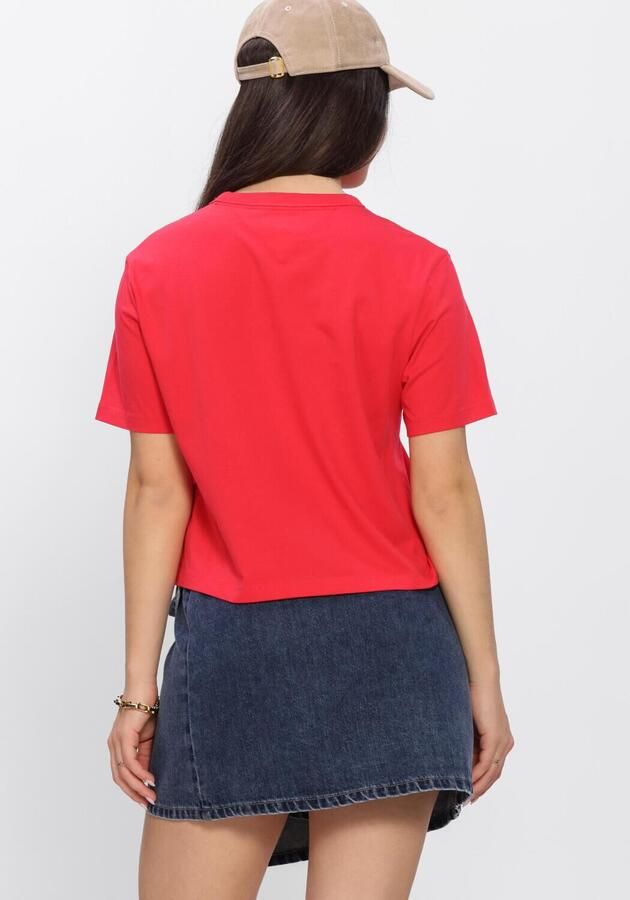 TOMMY JEANS Dames Tops & T-shirts Tjw Bxy Badge Tee Ext Rood - Foto 3