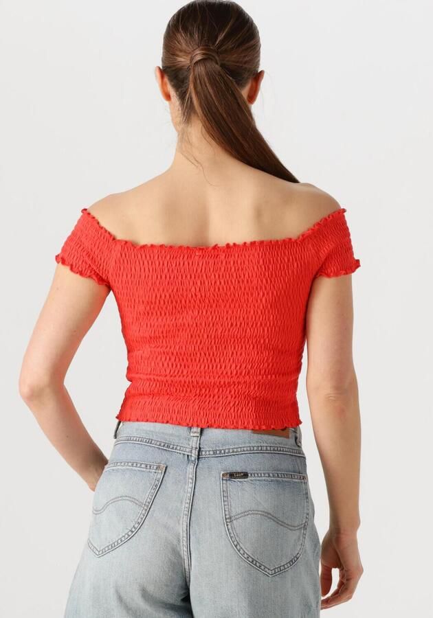 TOMMY JEANS Dames Tops & T-shirts Tjw Crp Smock Top Oranje - Foto 2