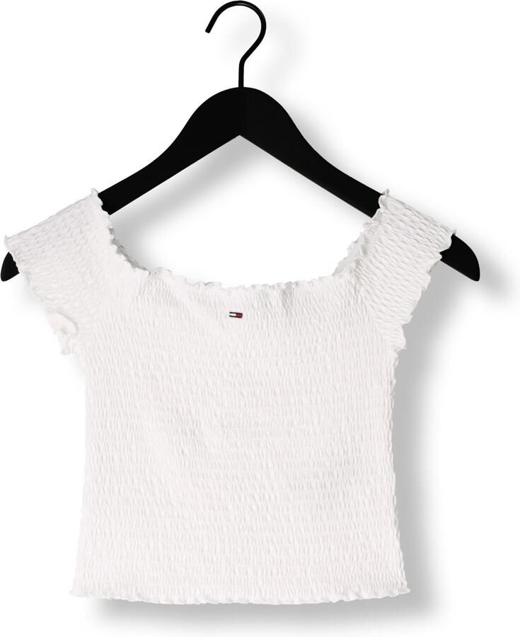 TOMMY JEANS Dames Tops & T-shirts Tjw Crp Smock Top Wit