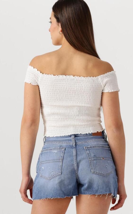 TOMMY JEANS Dames Tops & T-shirts Tjw Crp Smock Top Wit - Foto 3