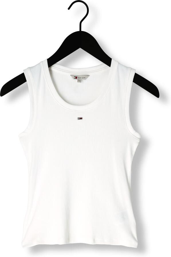 Tommy Hilfiger Essential Ribbed Flag Embroidery Slim Tanktop Dames - Foto 3