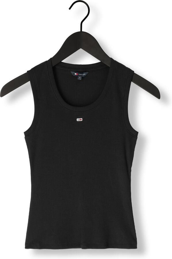 Tommy Hilfiger Essential Ribbed Flag Embroidery Slim Tanktop Dames - Foto 3