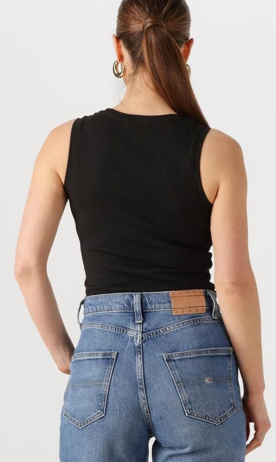 Tommy Hilfiger Essential Ribbed Flag Embroidery Slim Tanktop Dames - Foto 4