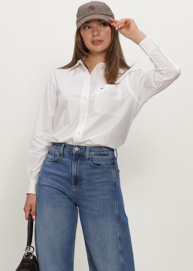 TOMMY JEANS Dames Tops & T-shirts Tjw Rlx Essential Shirt Wit