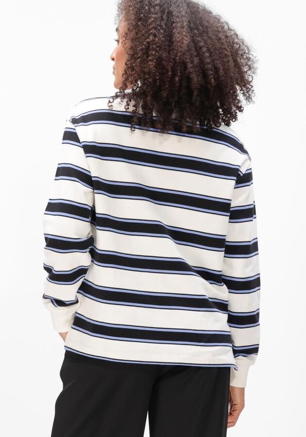TOMMY JEANS Dames Tops & T-shirts Tjw Rlx S-flag Stripe Rugby Ext Multi - Foto 3