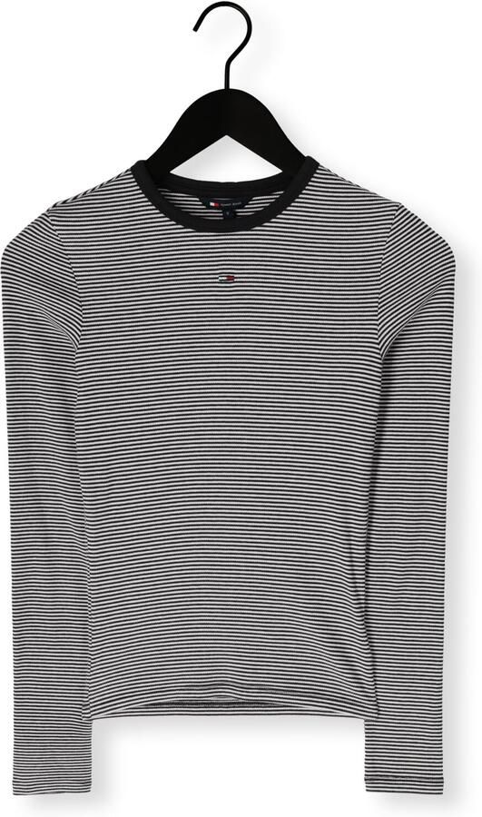 TOMMY JEANS Dames Tops & T-shirts Tjw Slim Essential Rib Ls Multi - Foto 4