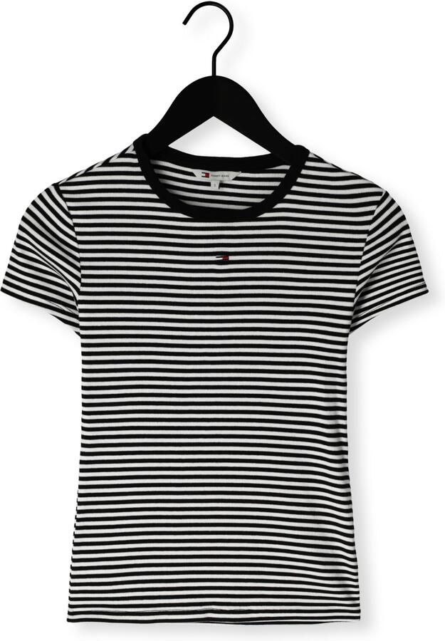 TOMMY JEANS Dames Tops & T-shirts Tjw Slim Essential Rib Ss Ext Multi - Foto 4