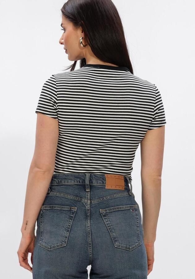 TOMMY JEANS Dames Tops & T-shirts Tjw Slim Essential Rib Ss Ext Multi - Foto 2
