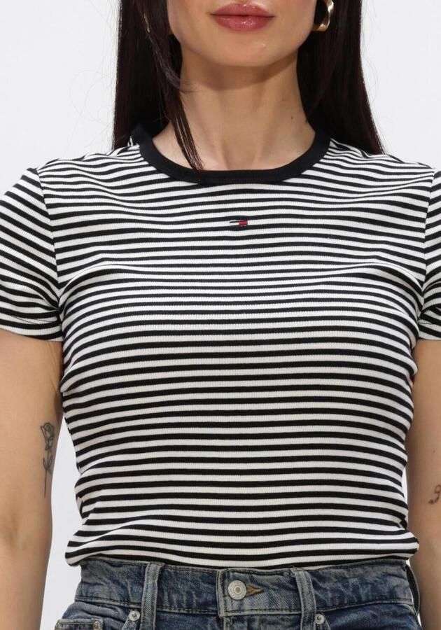 TOMMY JEANS Dames Tops & T-shirts Tjw Slim Essential Rib Ss Ext Multi - Foto 3
