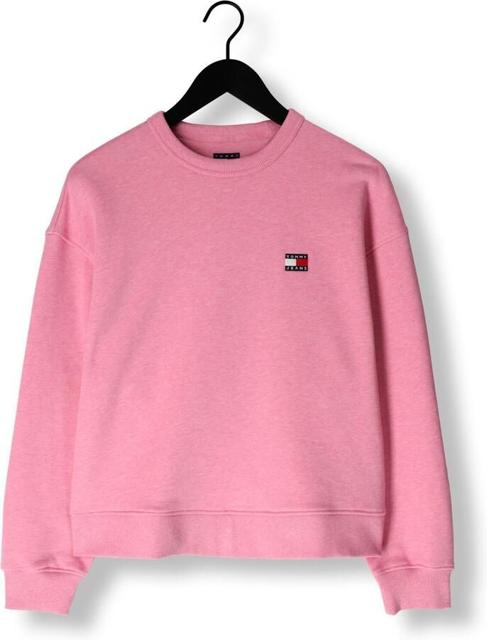 TOMMY JEANS Dames Truien & Vesten Tjw Bxy Badge Crew Roze