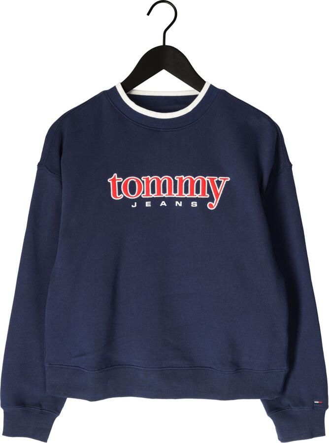 TOMMY JEANS Dames Truien & Vesten Tjw Bxy Tommy Applique Crew Donkerblauw - Foto 2