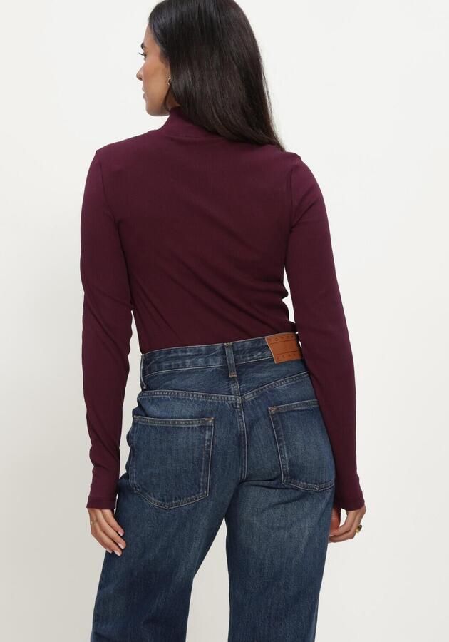TOMMY JEANS Dames Truien & Vesten Tjw Essential Mock Neck Bordeaux - Foto 2