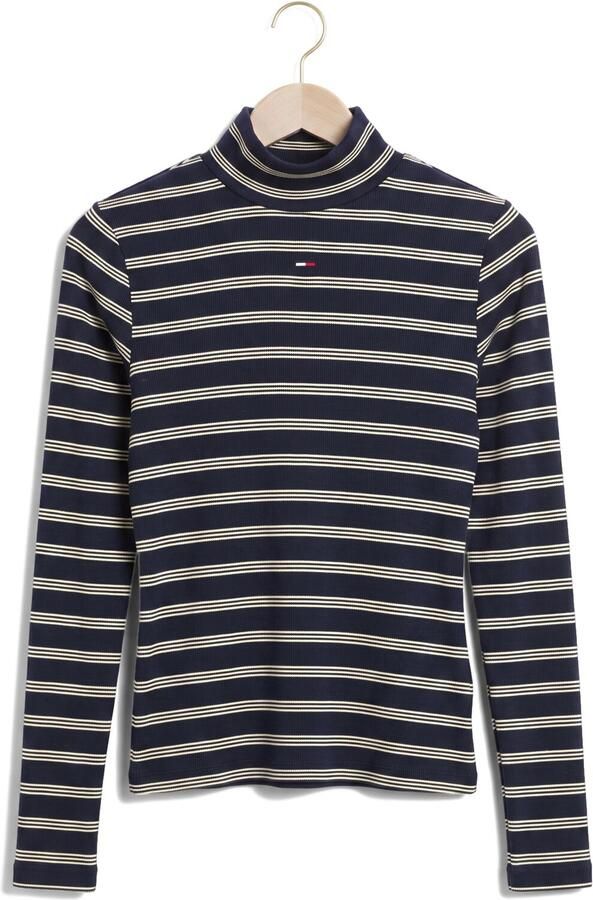 TOMMY JEANS Dames Truien & Vesten Tjw Essential Mock Neck Donkerblauw - Foto 4