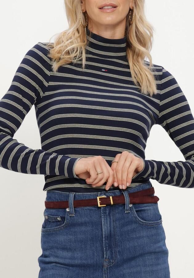 TOMMY JEANS Dames Truien & Vesten Tjw Essential Mock Neck Donkerblauw - Foto 3