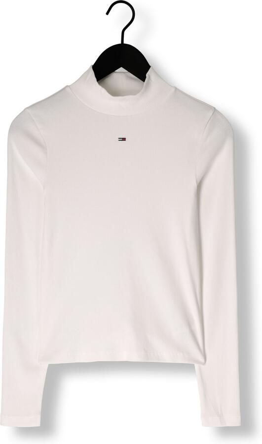TOMMY JEANS Dames Truien & Vesten Tjw Essential Mock Neck Ecru - Foto 3