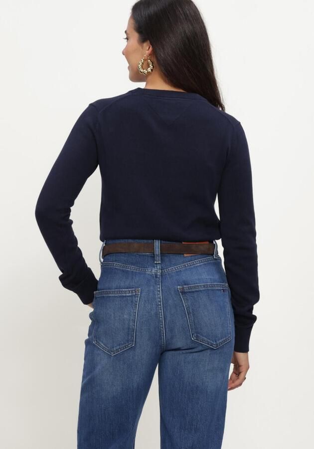 TOMMY JEANS Dames Truien & Vesten Tjw Flag Crew Neck Sweater Ext Donkerblauw - Foto 2
