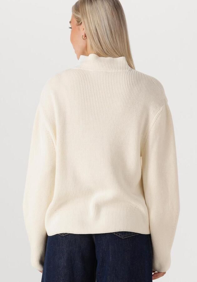 TOMMY JEANS Dames Truien & Vesten Tjw Mockneck Badge Sweater Gebroken Wit - Foto 2