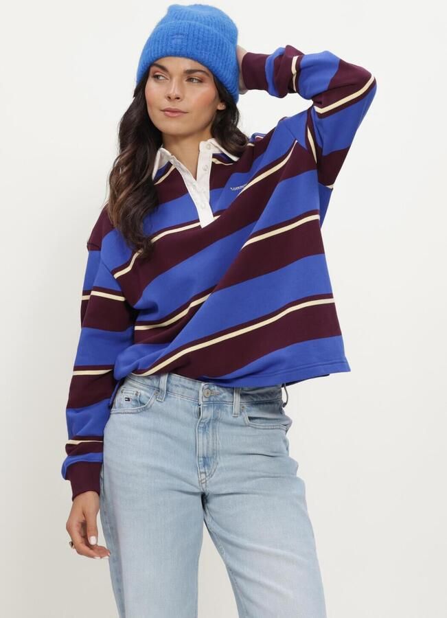 TOMMY JEANS Dames Truien & Vesten Tjw Rlx Script Rugby Multi
